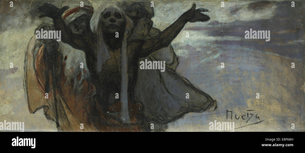 Studie für das Slawische Epos. Künstler: Mucha, Alfons Marie (1860-1939) Stockfoto
