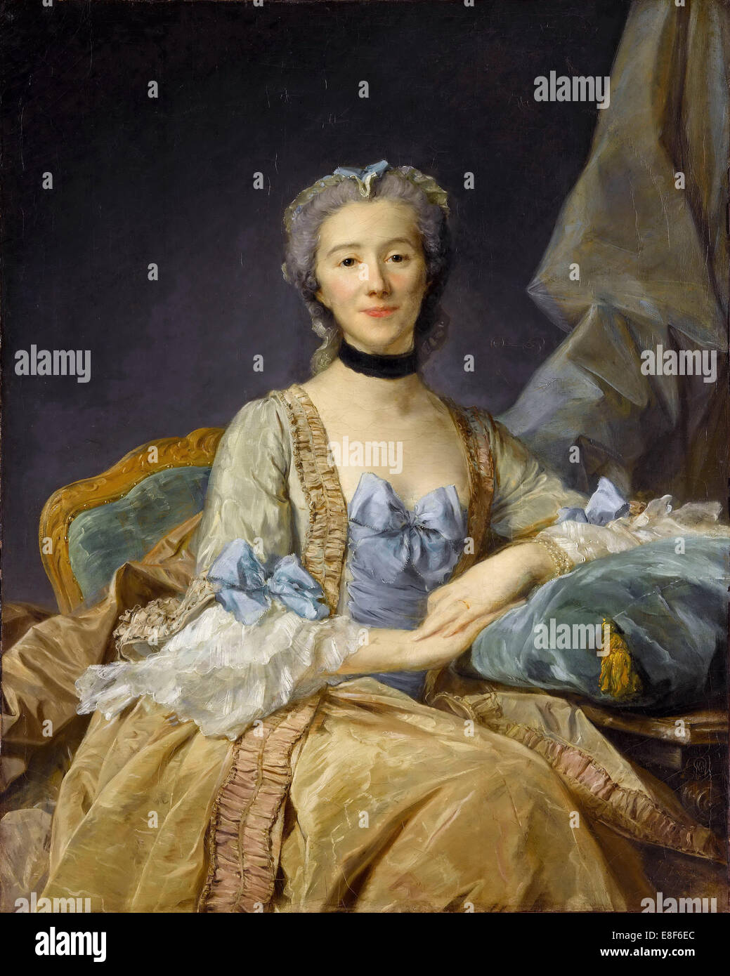 Madame de Sorquainville. Künstler: Perronneau, Jean-Baptiste (1715-1783) Stockfoto