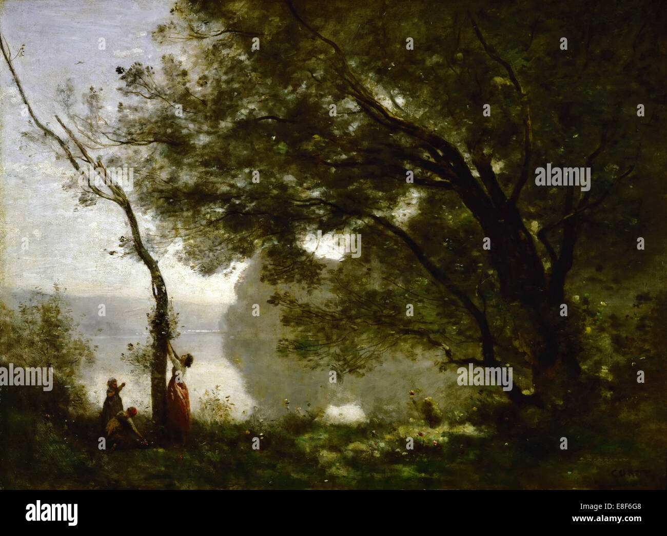 Erinnerung an Mortefontaine. Künstler Corot, JeanBaptiste Camille