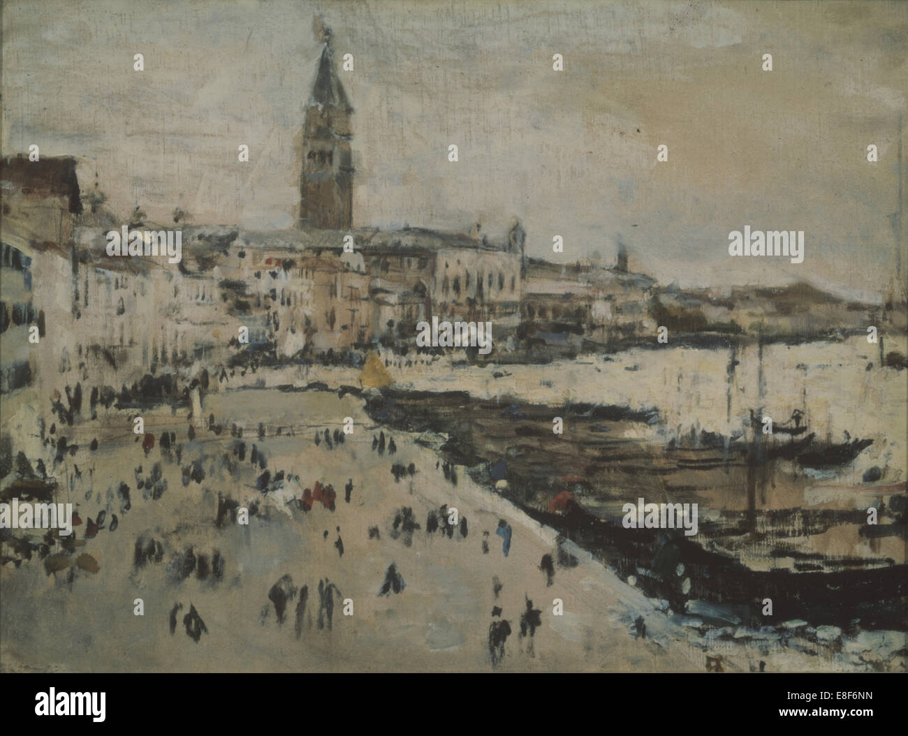 Kai Schiavoni in Venedig. Künstler: Serow, Valentin Alexandrowitsch (1865-1911) Stockfoto