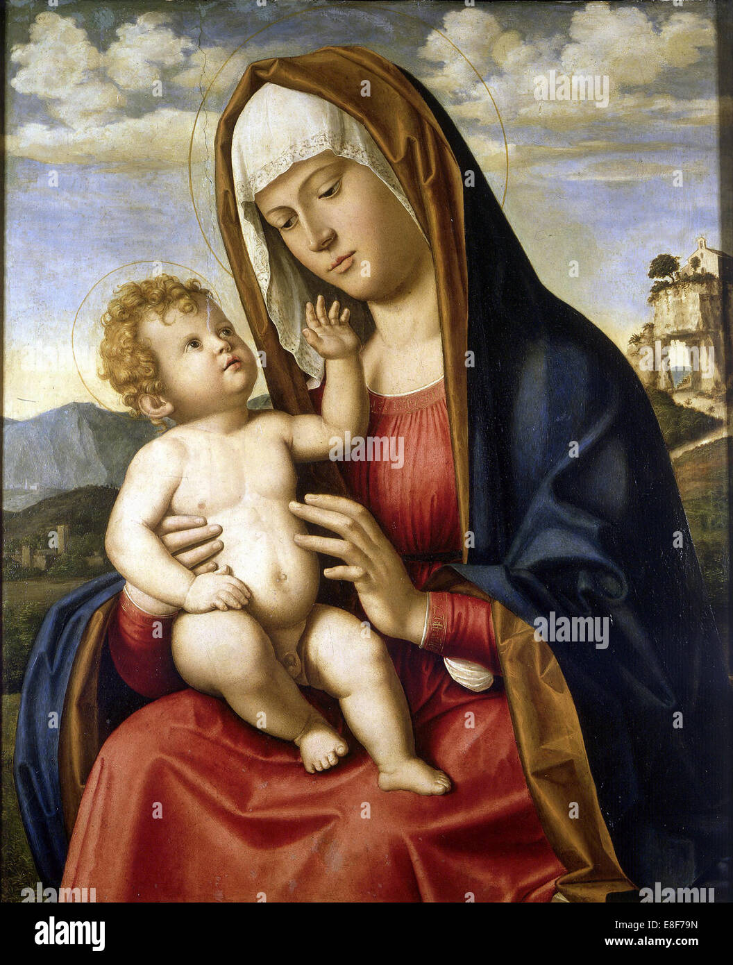 Madonna mit Kind. Künstler: Cima da Conegliano, Giovanni Battista (ca. 1459-1517) Stockfoto