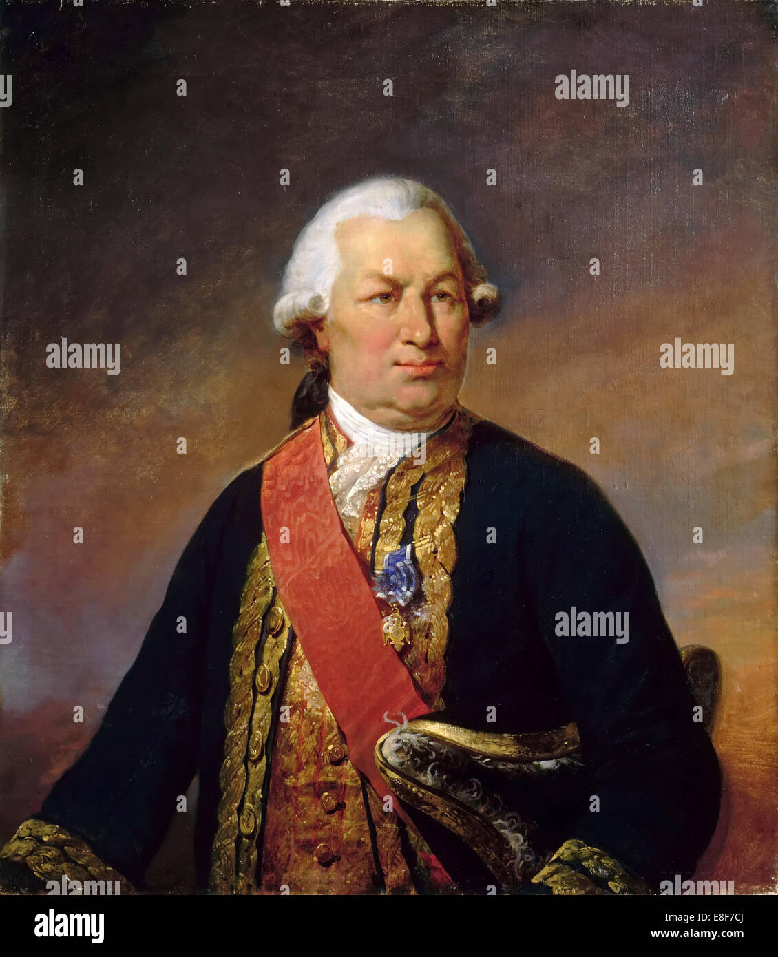 François Joseph Paul de Grasse (1722 – 1788). Künstler: Mauzaisse, Jean-Baptiste (1784-1844) Stockfoto