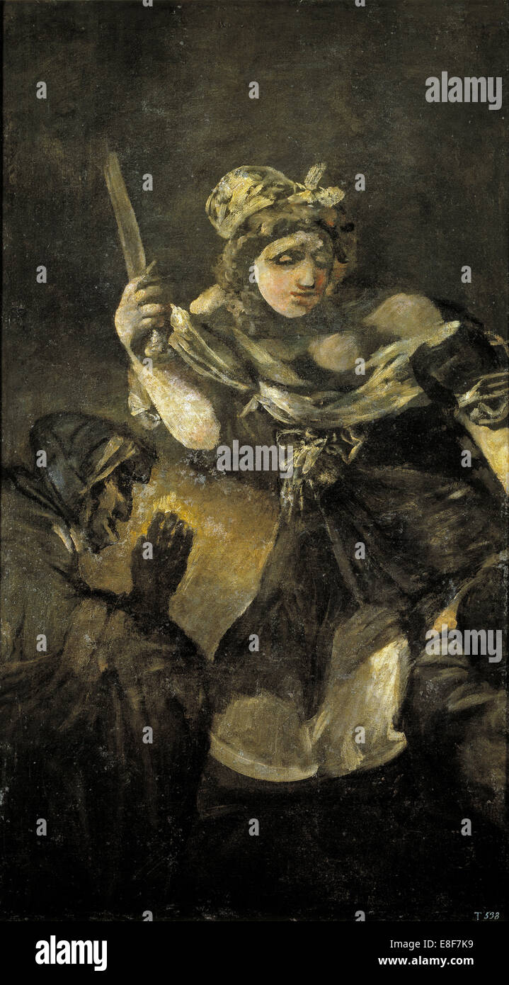 Judith und Holofernes. Künstler: Goya, Francisco de (1746-1828) Stockfoto