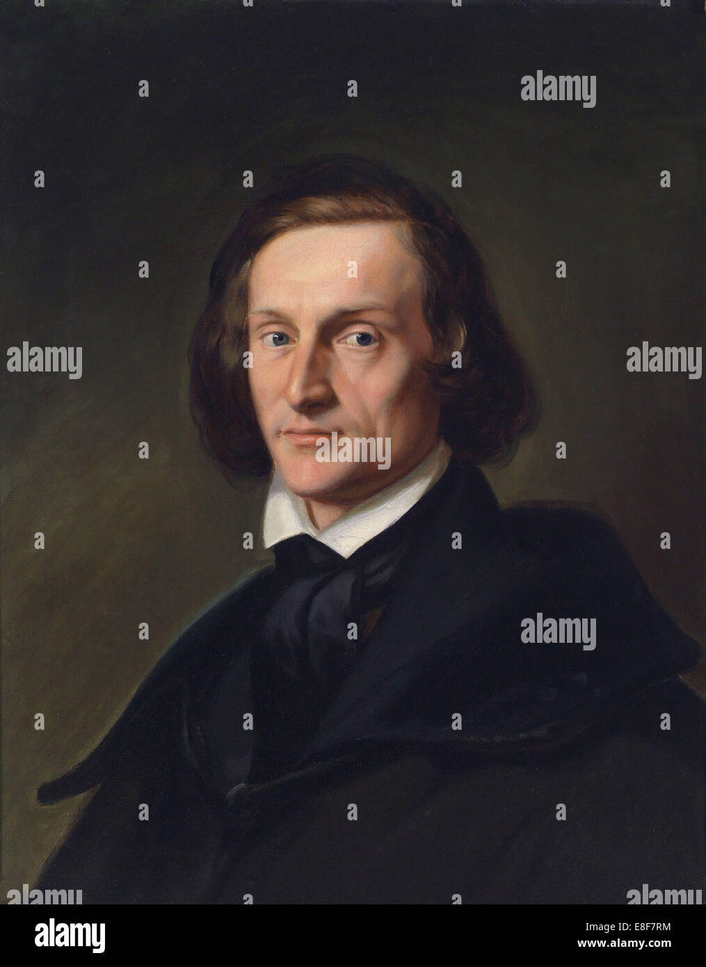 Porträt von Franz Liszt (1811-1886). Künstler: anonym Stockfoto