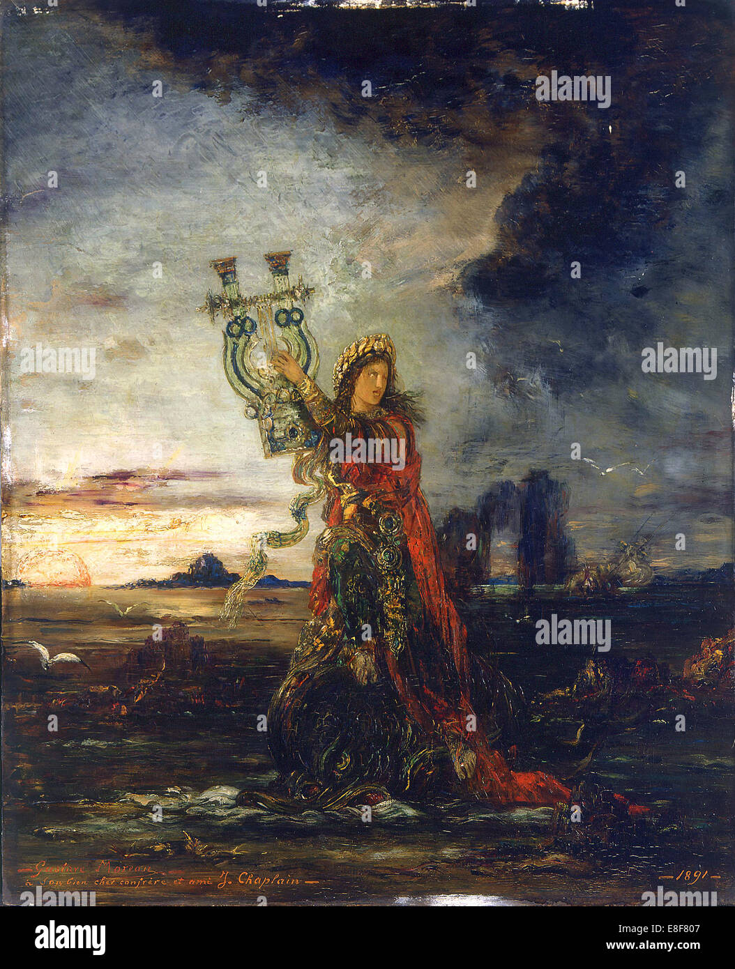 Arion. Künstler: Moreau, Gustave (1826-1898) Stockfoto