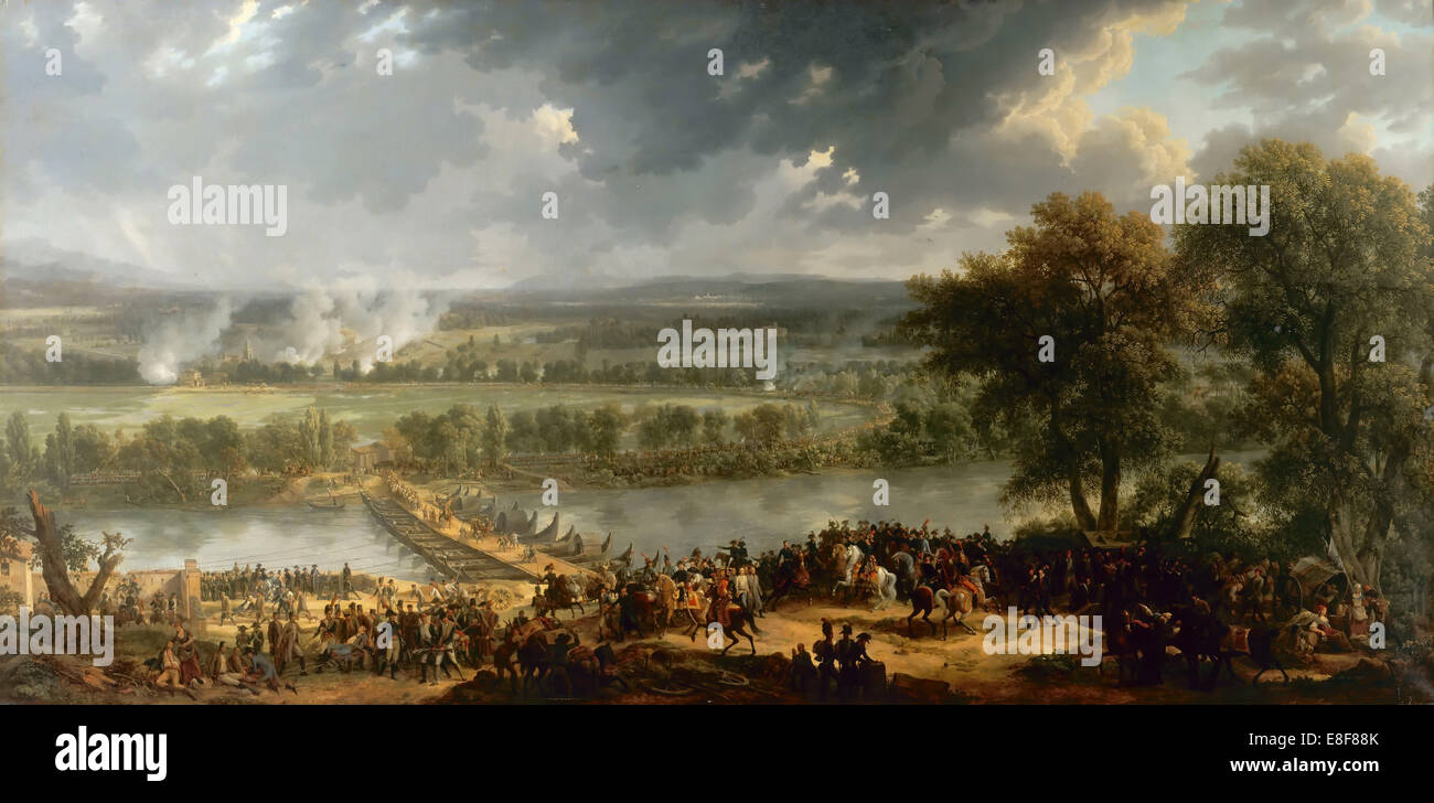 Die Schlacht von Arcole, 15.-17. November 1796. Künstler: Bacler Stahlpfahl, Louis Albert Guislain (1761-1824) Stockfoto