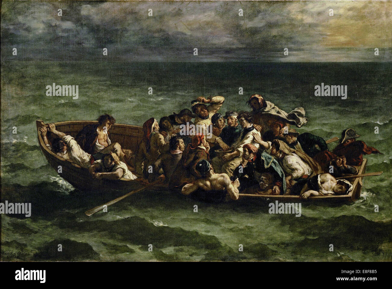 Der Schiffbruch des Don Juan. Künstler: Delacroix, Eugène (1798-1863) Stockfoto
