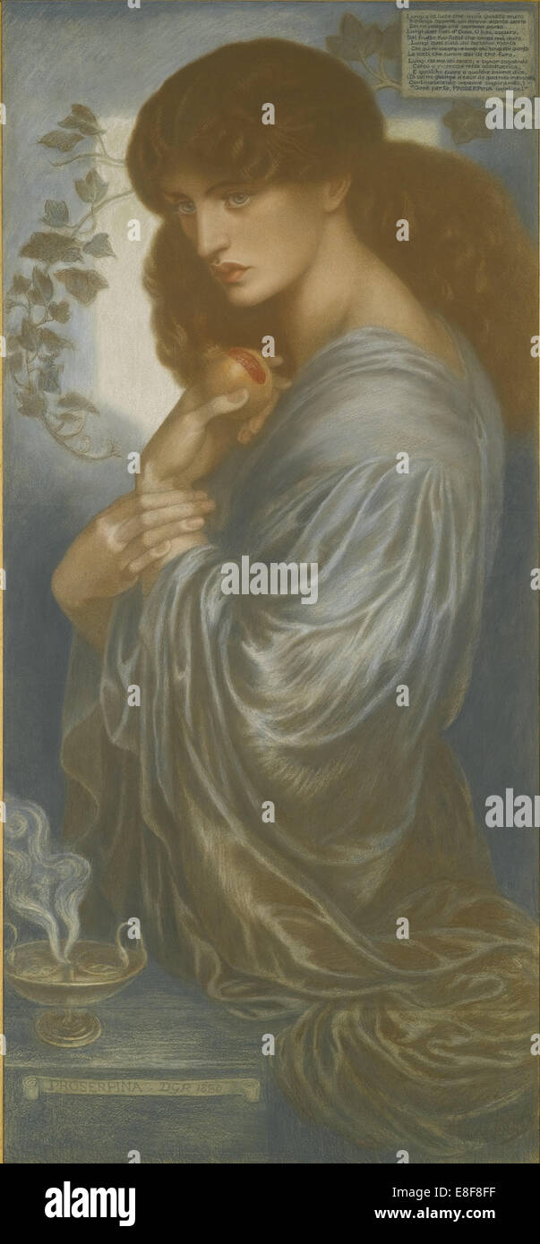 Proserpina. Künstler: Rossetti, Dante Gabriel (1828-1882) Stockfoto