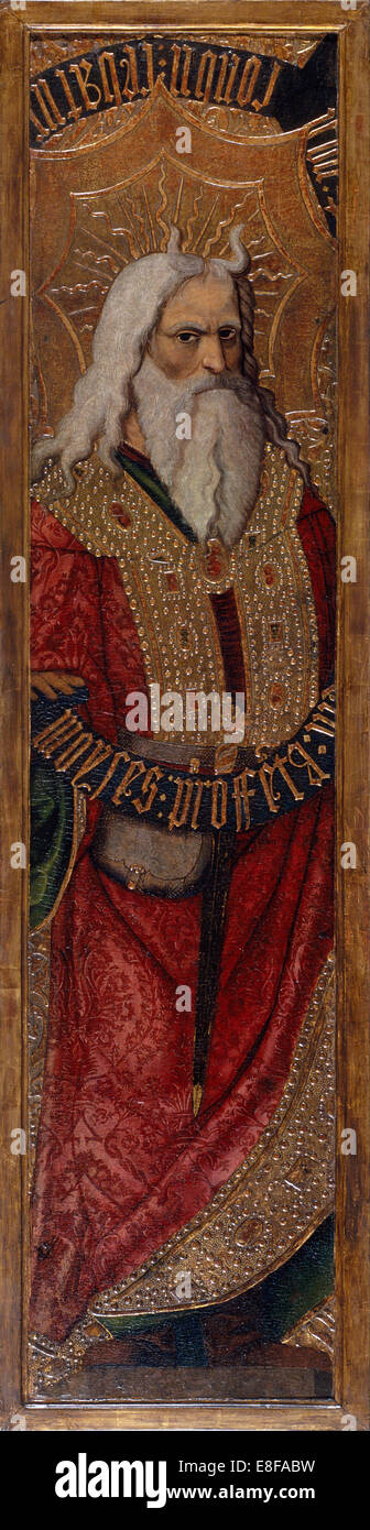 Moses. Künstler: Gascó, Joan (aktive 1500-1529) Stockfoto