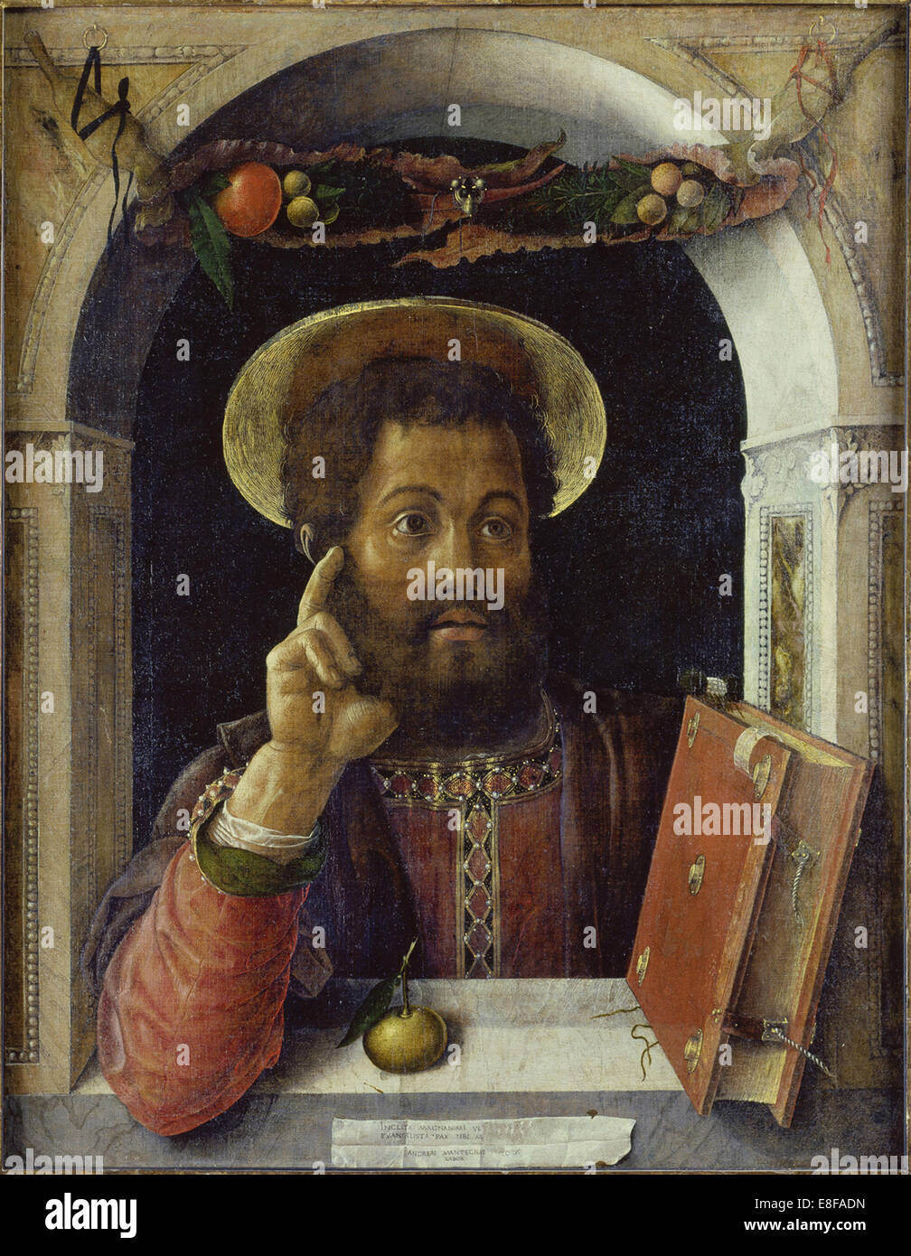 St. Markus der Evangelist. Künstler: Mantegna, Andrea (1431-1506) Stockfoto