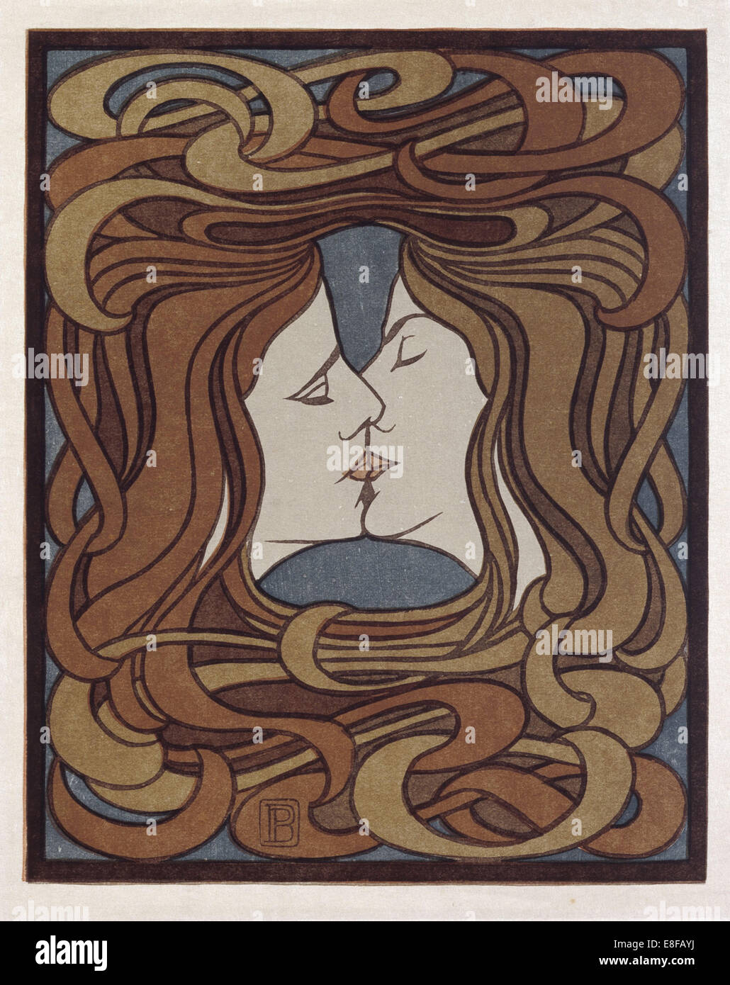 Der Kuss. Künstler: Peter Behrens (1868-1940) Stockfoto
