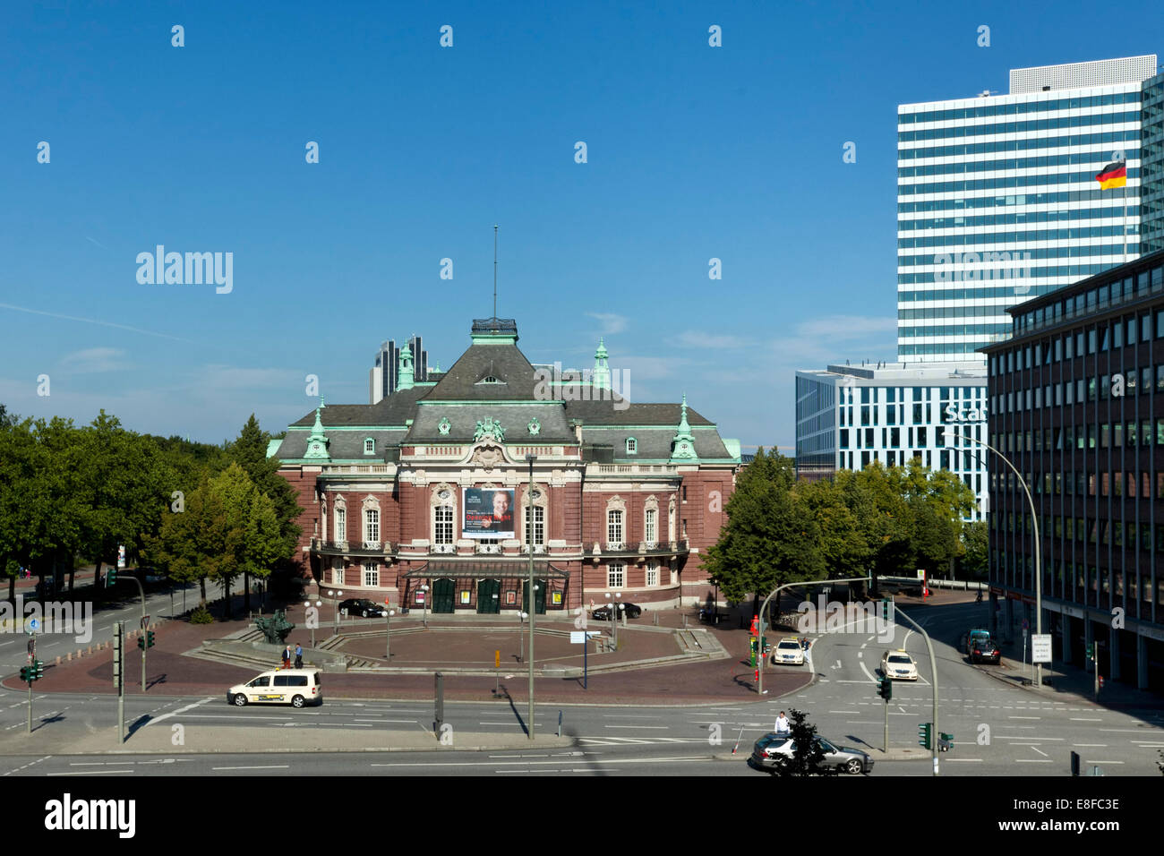 Konzertsaal der Laeiszhalle Hamburg Stockfoto