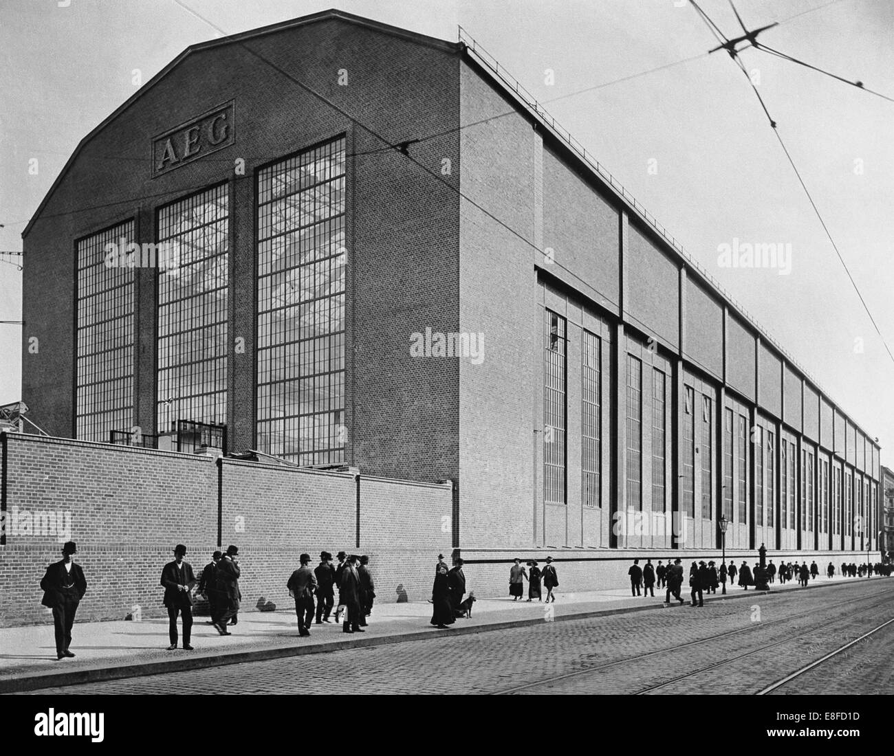 AEG-Montage-Werk von Peter Behrens. Künstler: anonym Stockfoto