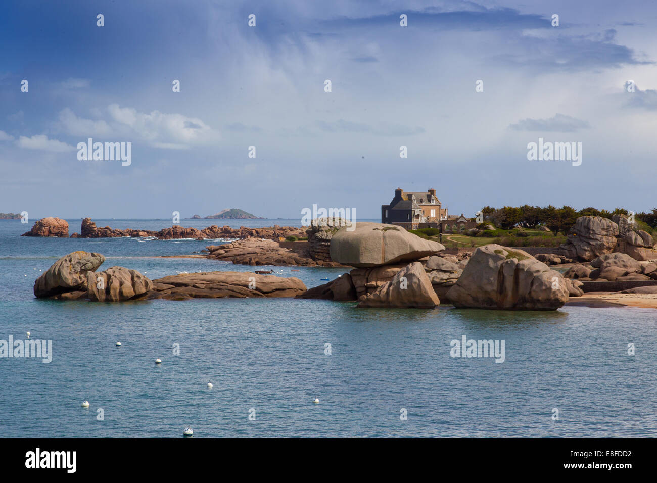 Die Nördliche Bretagne-Küste, Frankreich Stockfoto