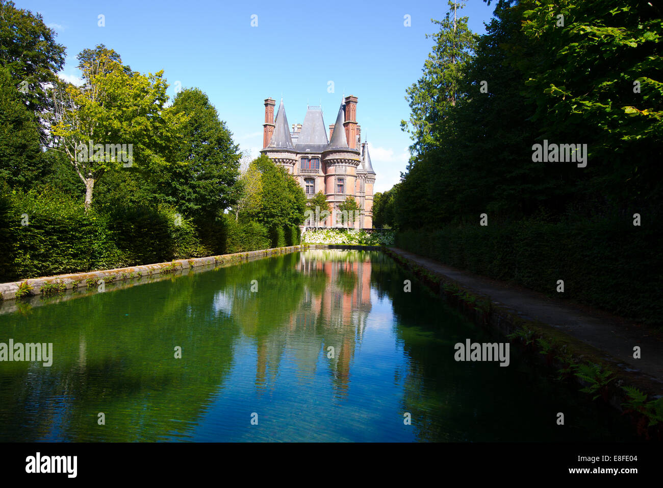 Château de Trévarez in der Bretagne in Frankreich. Stockfoto