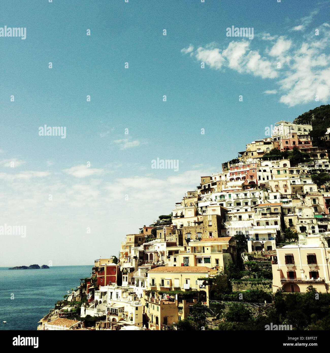Positano, Kampanien, Italien Stockfoto