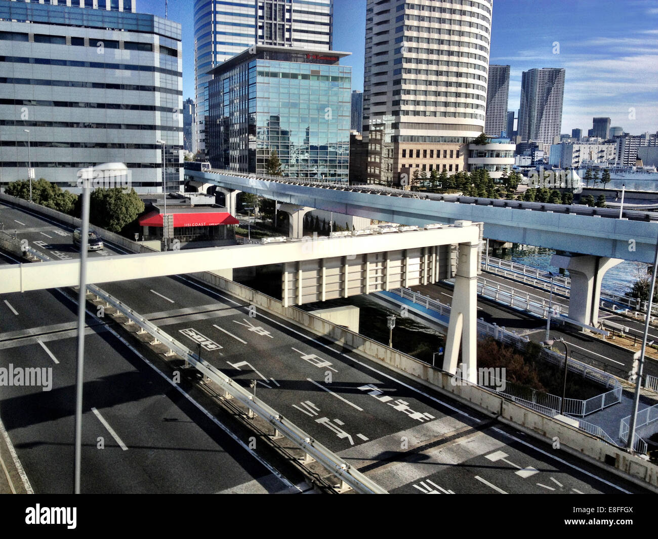 Japan, Tokyo, Stadtstraßen Stockfoto