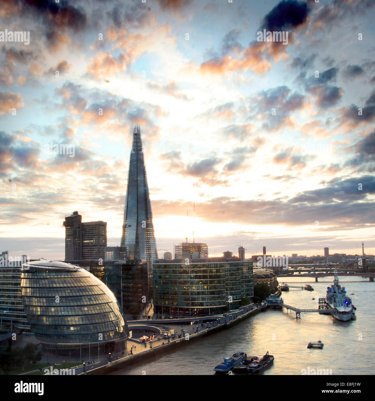 City Skyline, London, England, Großbritannien Stockfoto