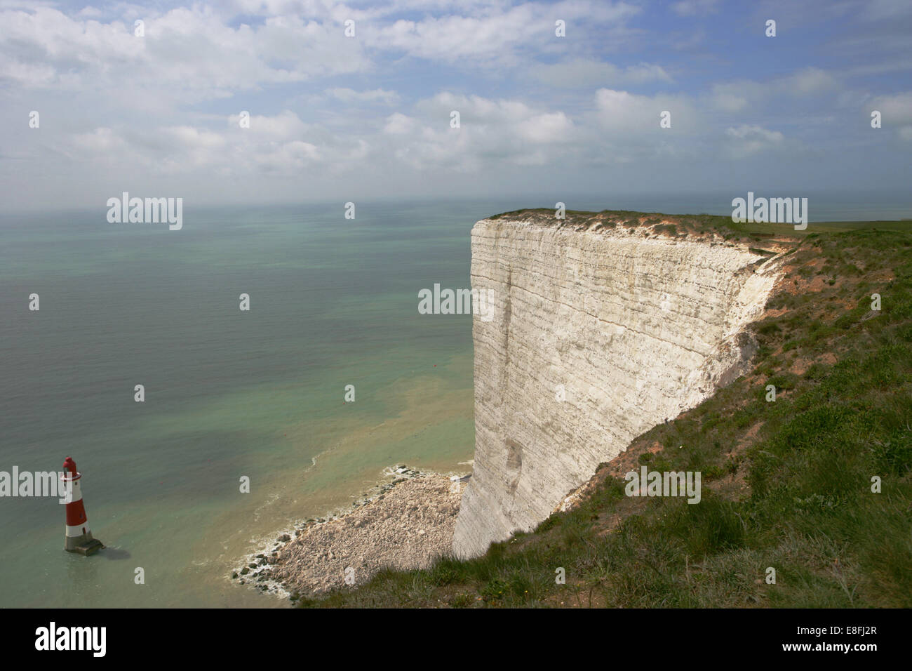 Lighthouse, Beachy Head, Eastbourne, East Sussex, England, Vereinigtes Königreich Stockfoto