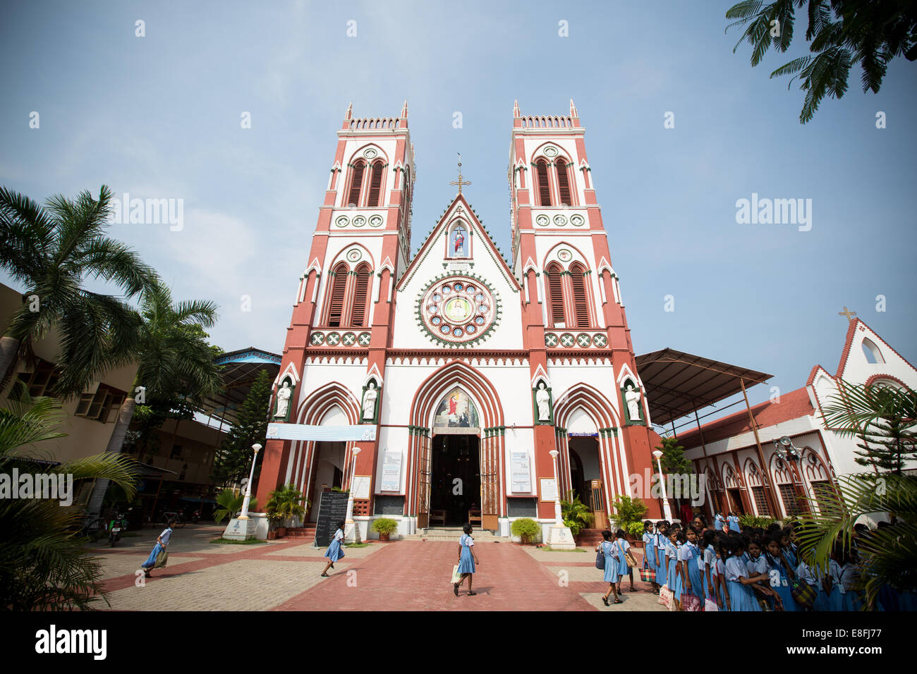 Pondicherry, Tamil Nadu, Indien. Stockfoto