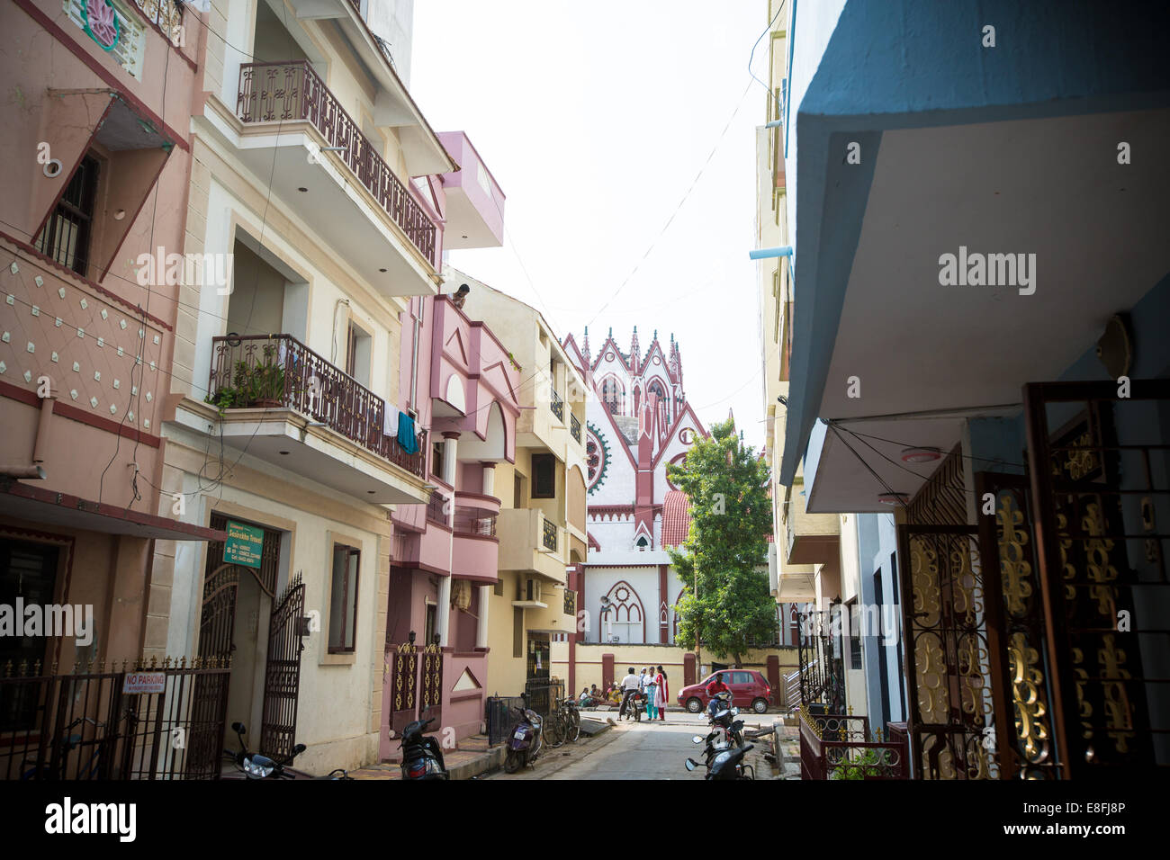 Pondicherry, Tamil Nadu, Indien. Stockfoto