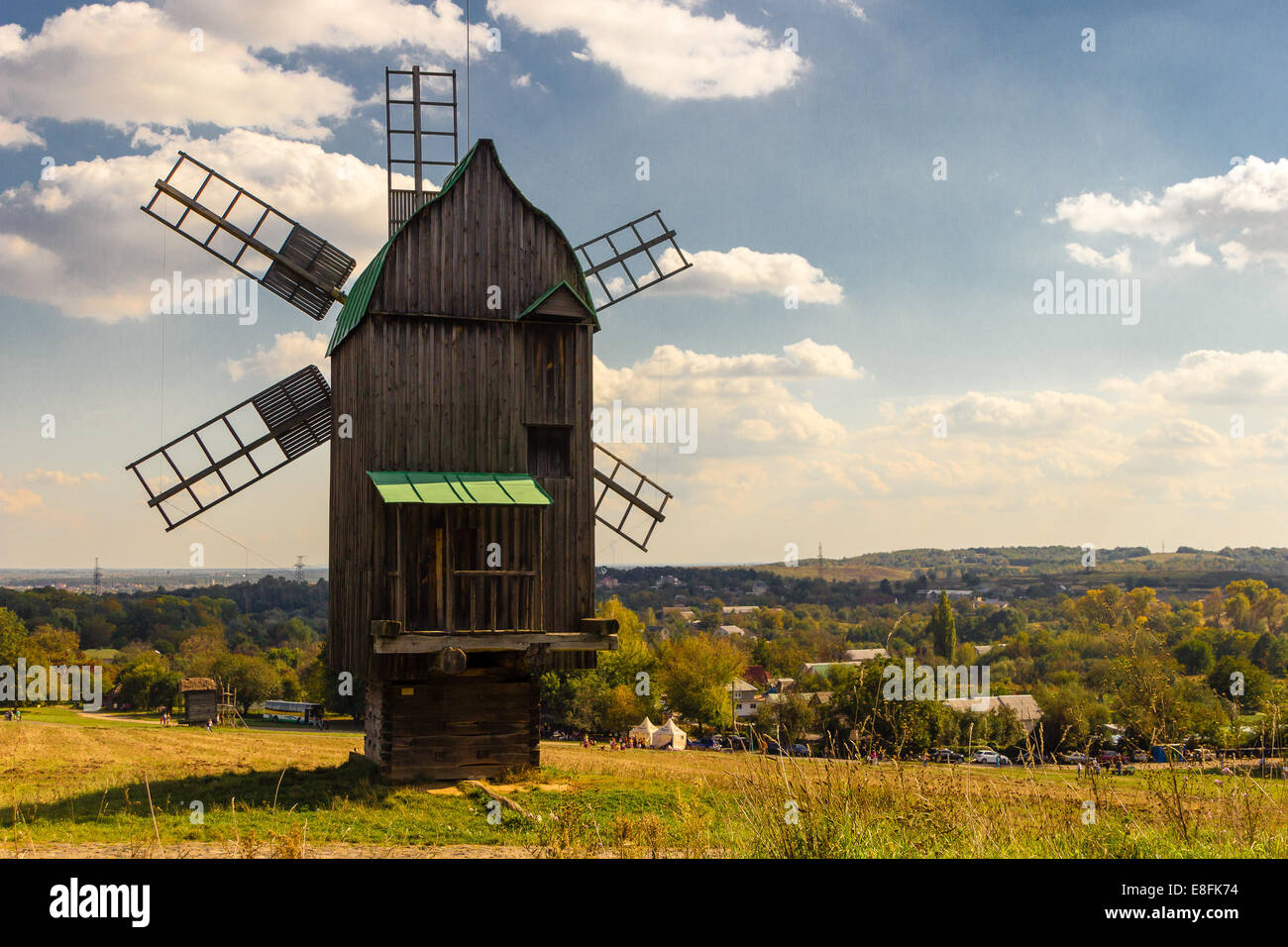 Ukraine, Kiew, Windmühle Stockfoto