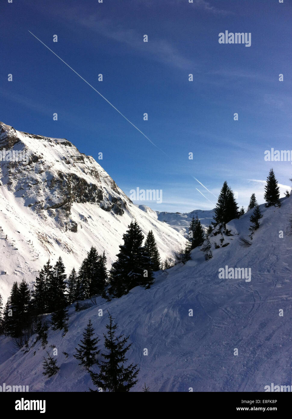 Alpen in der Nähe von Avoriaz, Thonon-les-Bains, Alta Saboya, Rodano-Alpes, Frankreich Stockfoto