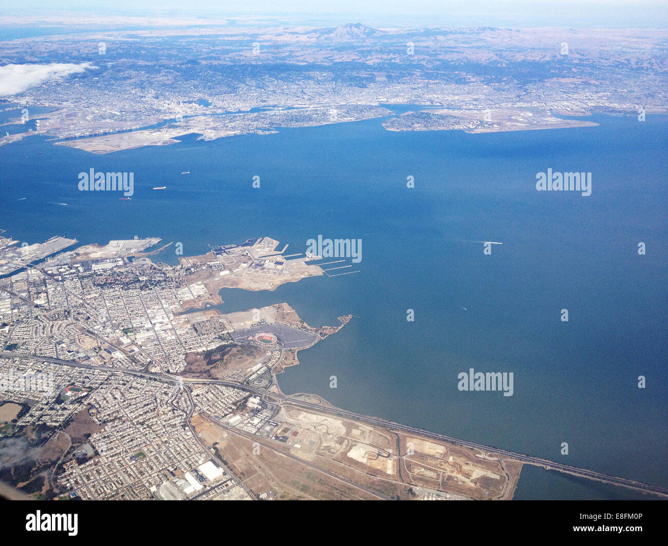 USA, California, San Francisco Bay, Alameda, Docks, Ferry Landing Stockfoto