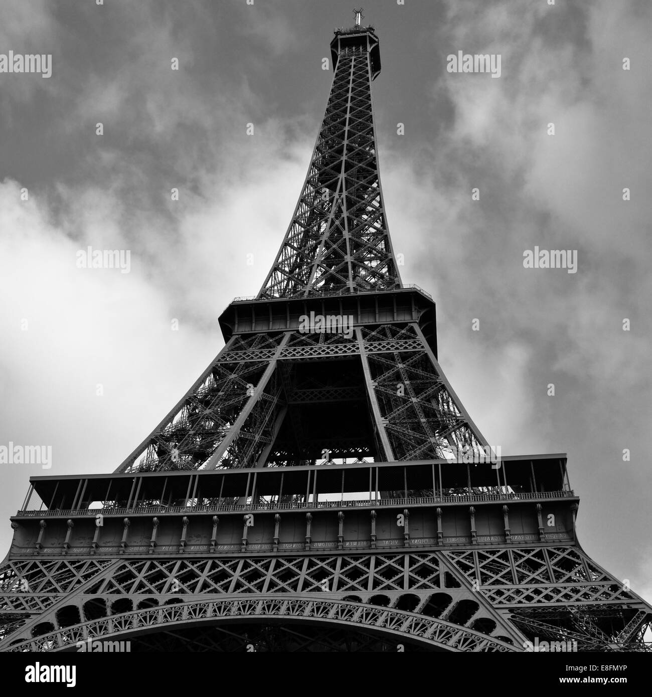 Eiffelturm, Paris, Frankreich Stockfoto
