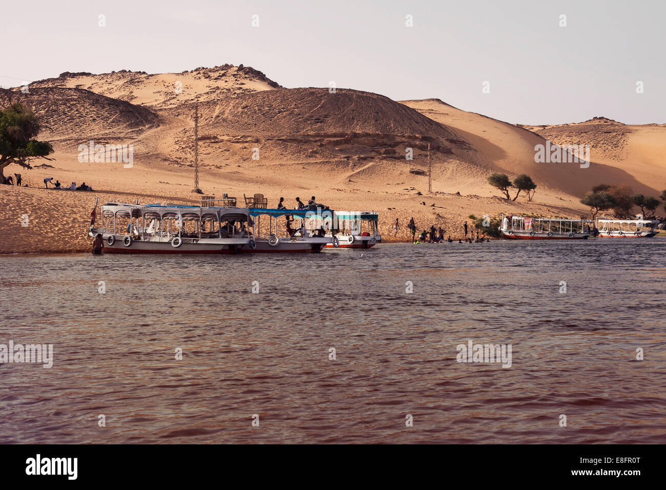 Ägypten, Boote am Nil Stockfoto