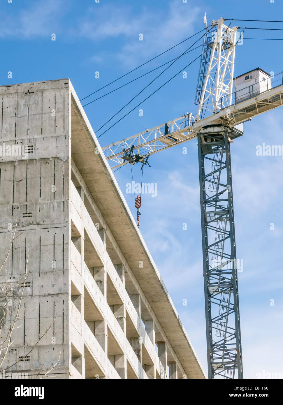 USA, Illinois, Baustelle Stockfoto