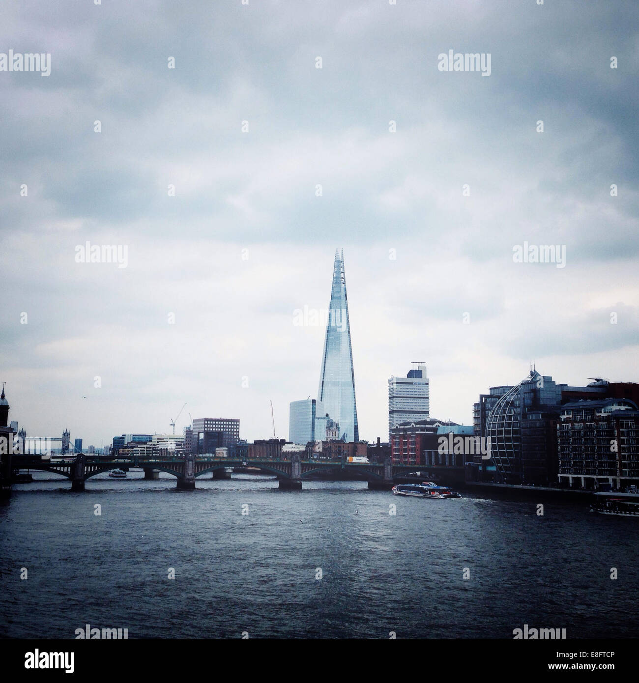 Großbritannien, England, London Skyline mit Splitter Stockfoto