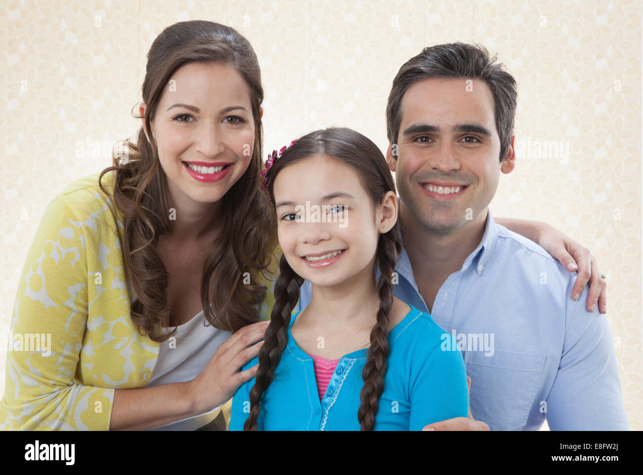 Ansicht von Family portrait Stockfoto