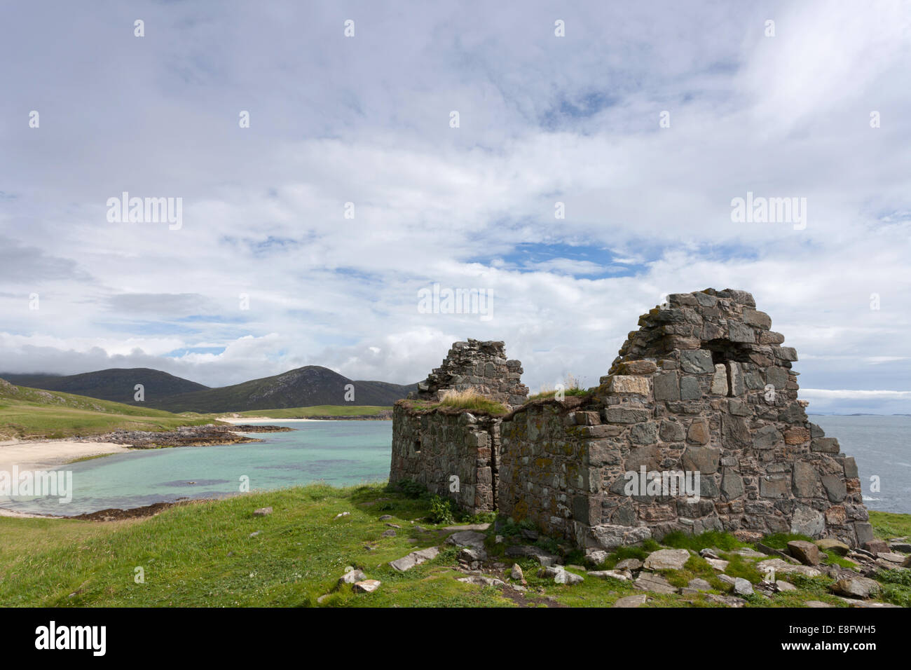 Zehe Kopf verdorben Kapelle Harris, äußeren Hebriden, Schottland Stockfoto