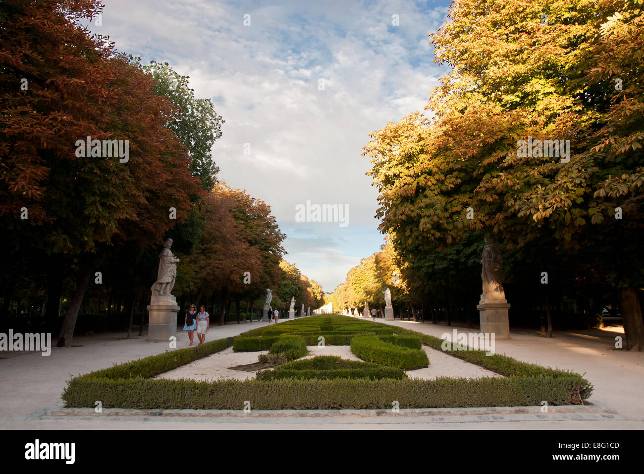 El Buen Retiro Park, Madrid Stockfoto