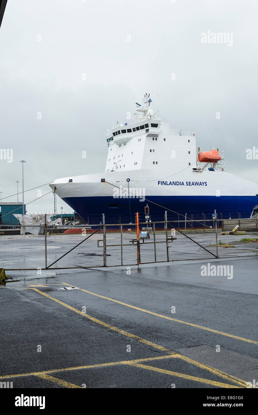 das Schiff im Dock yard Stockfoto