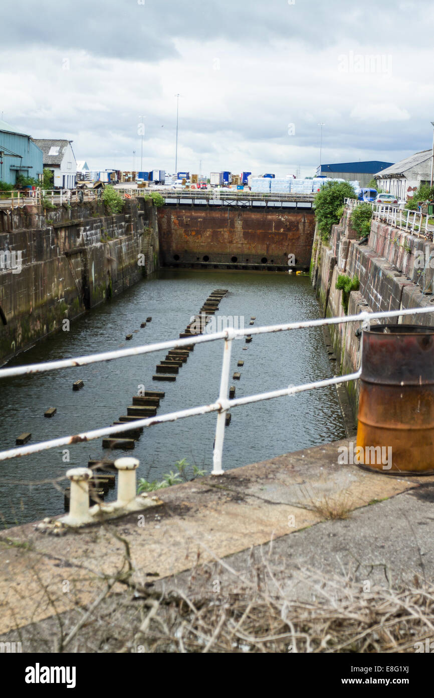 Alten Dock Yard Stockfoto