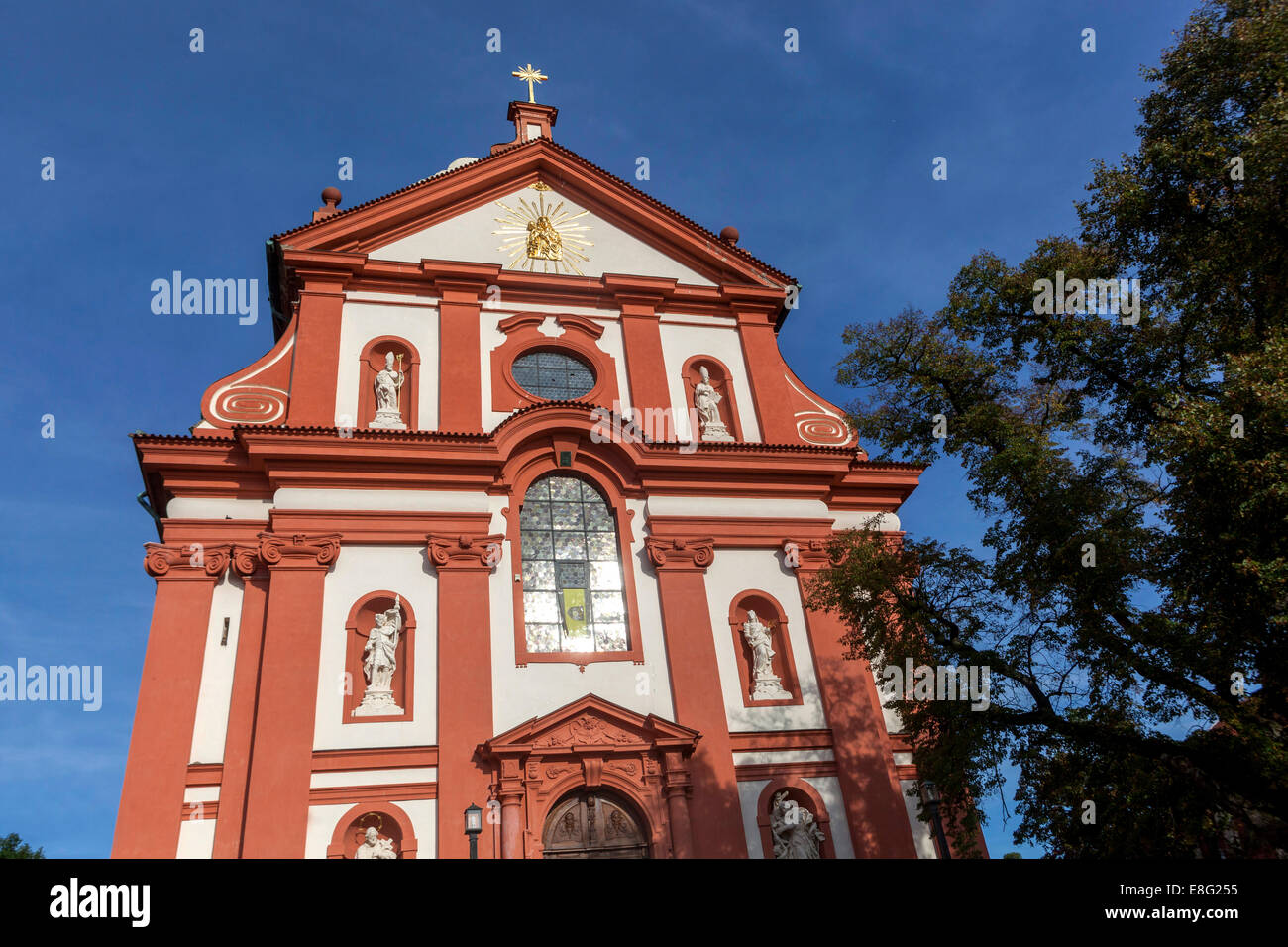 Kirche Mariä Himmelfahrt, Brandys nad Labem - Stara Boleslav Stockfoto