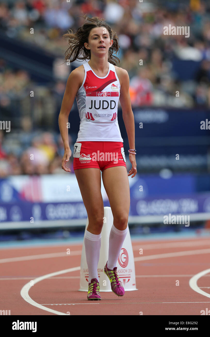 Jessica Judd (GER) Damen 800m. Leichtathletik - Hampden Park - Glasgow Schottland, UK 300714 Glasgow 2014 Commonwealth games Stockfoto