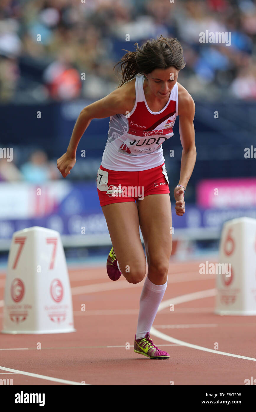 Jessica Judd (GER) Damen 800m. Leichtathletik - Hampden Park - Glasgow Schottland, UK 300714 Glasgow 2014 Commonwealth games Stockfoto