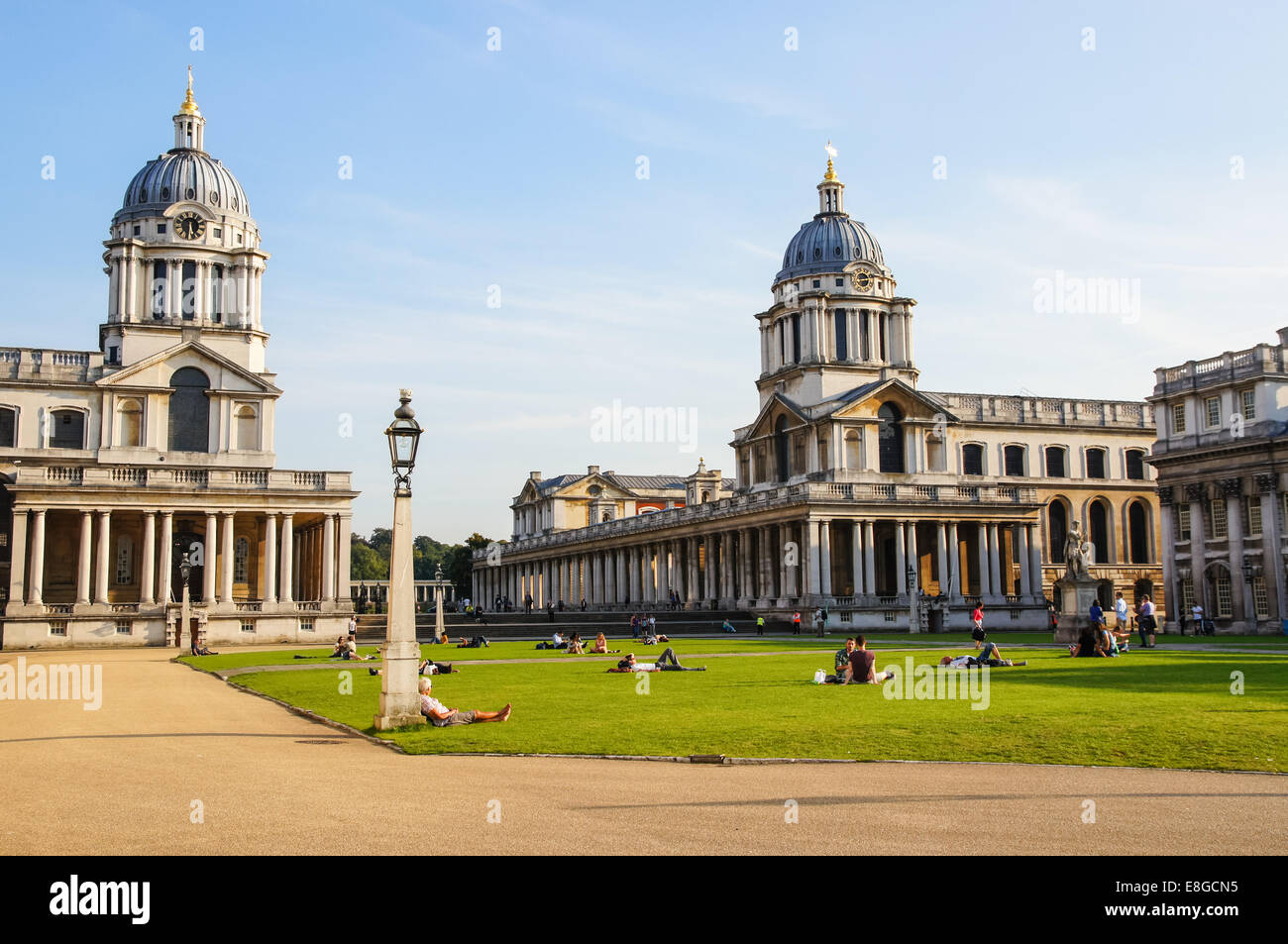 Universität von Greenwich, Old Royal Naval College, London England Vereinigtes Königreich UK Stockfoto