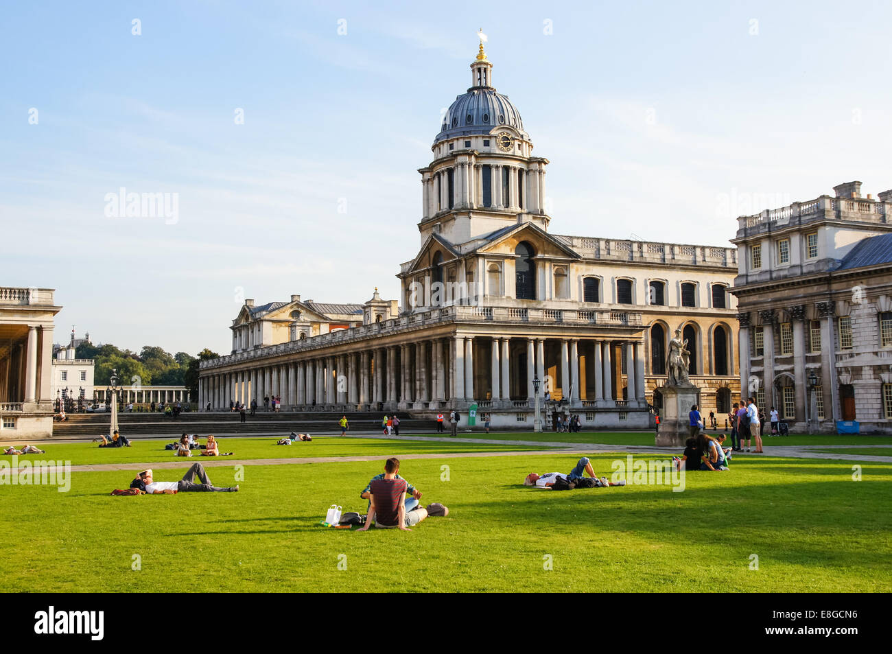 Universität von Greenwich, Old Royal Naval College, London England Vereinigtes Königreich UK Stockfoto