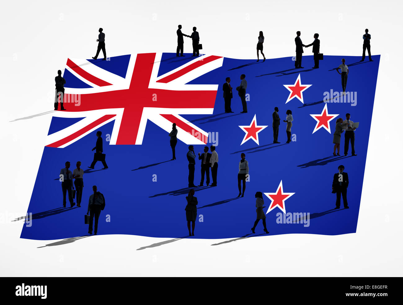 Global Business: Neuseeland Stockfoto
