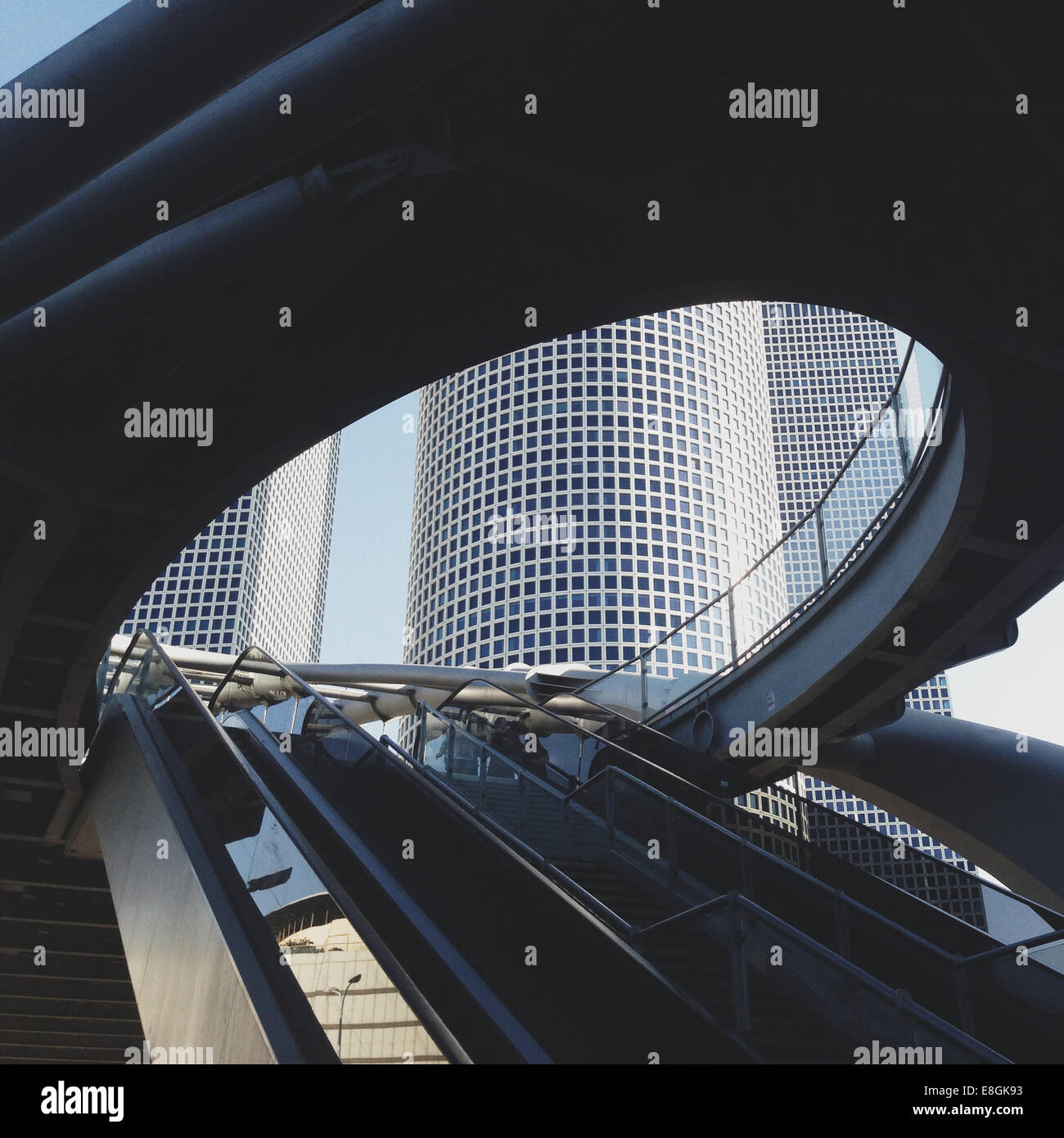 Israel, Azrieli Towers Stockfoto