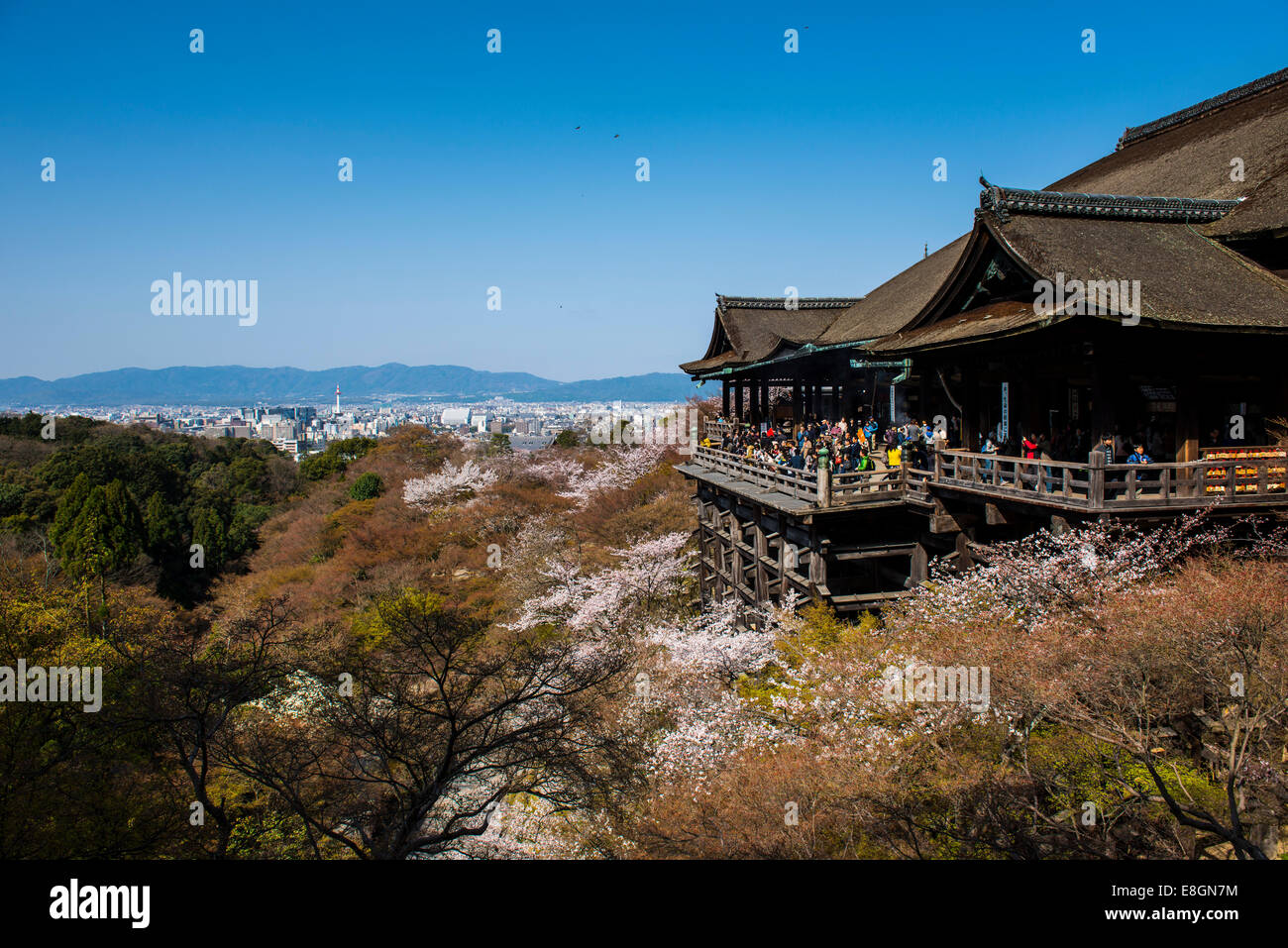 Kiyomizu-Dera Tempel, UNESCO-Weltkulturerbe, Kyoto, Japan Stockfoto