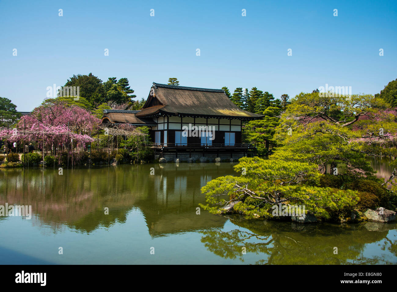 Okazaki-Park, Heian-Jingū Schrein, Kyoto, Japan Stockfoto