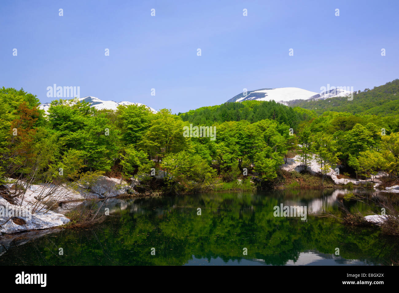 Bandai-Asahi-Nationalpark, Fukushima Präfektur, Japan Stockfoto