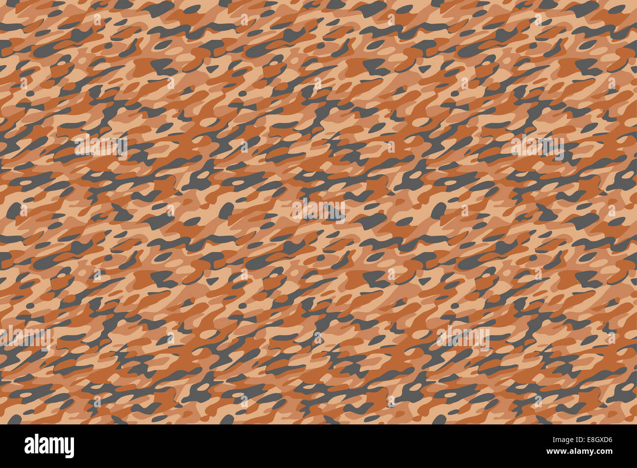 Camouflage Wüste braunen Hintergrund - Wüste braune militärische Tarnung Textile Muster. Allen Seiten zusammenpassen perfekt nahtlos Stockfoto