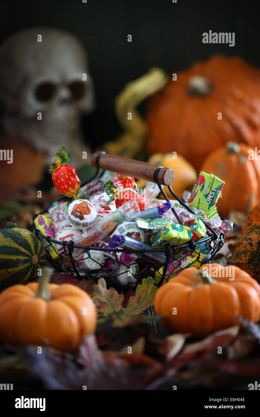 Gruselige Halloween Süßigkeiten cookie Stockfoto