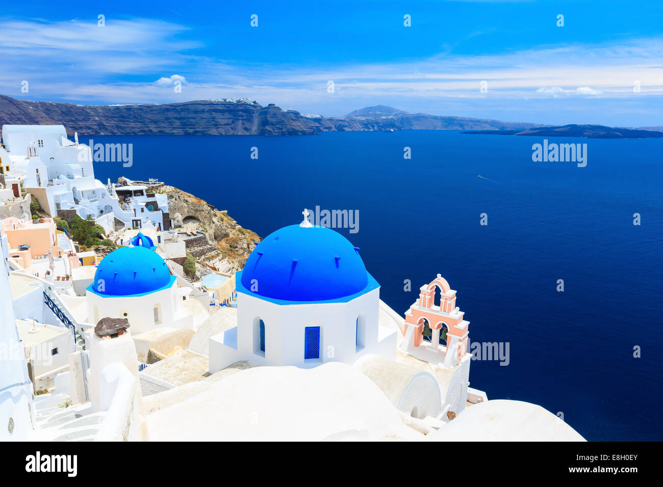 Santorin, Griechenland Stockfoto